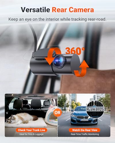 3-Channel Dash Cam with STARVIS 2 Night Vision